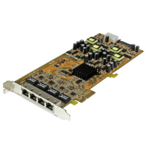 StarTech.com 4-poorts gigabit Power over Ethernet PCIe-netwerkkaart - PSE / PoE PCI Express NIC