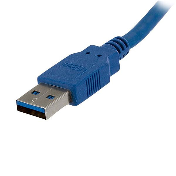 StarTech.com 1m SuperSpeed USB 3.0 Verlengkabel A naar A Blauw M/F - Afbeelding 3