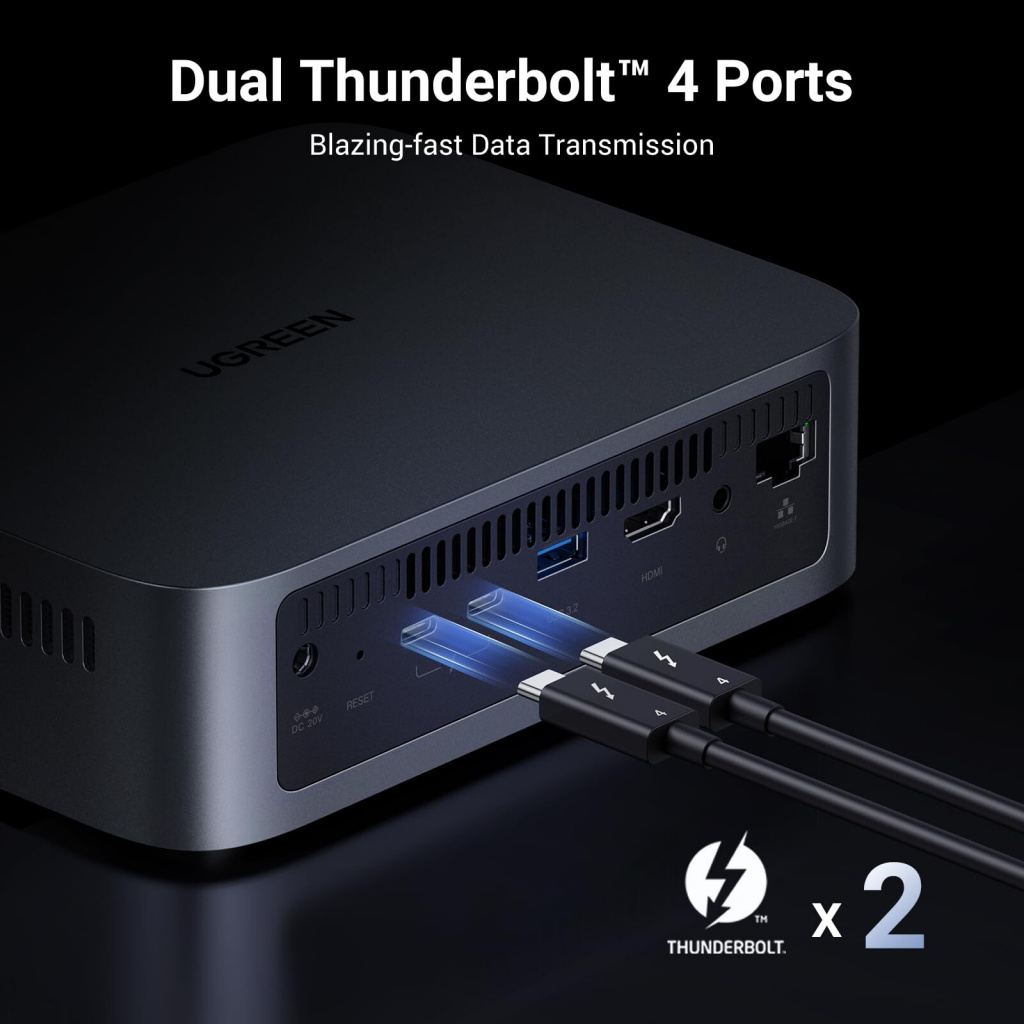Ugreen DXP480T Plus NAS Desktop Intel® Core™ i5 8 GB DDR5 Grijs - Afbeelding 6