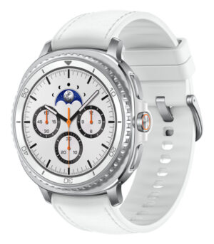 Samsung SM-L505FZWAEUB smartwatch / sport watch 3,3 cm (1.3") AMOLED 46 mm Digitaal 438 x 438 Pixels Touchscreen 4G Zilver Wifi