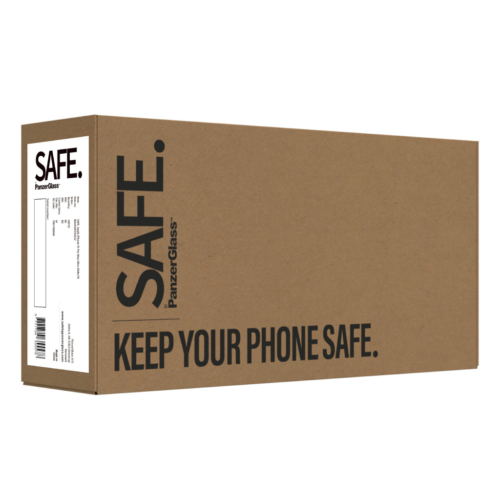 PanzerGlass SAFE. by ® Screen Protector iPhone 15 Pro Max | Ultra-Wide Fit | Bulk Doorzichtige schermbeschermer Apple 50 stuk(s) - Afbeelding 4