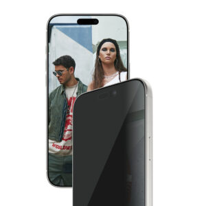 PanzerGlass SAFE. by ® 2-Way Privacy Screen Protector iPhone 17 Pro Max | Ultra-Wide Fit w. EasyAligner Doorzichtige schermbesch