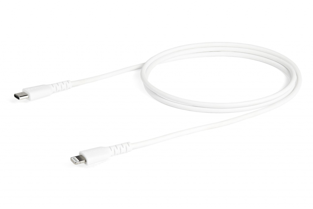 StarTech.com Premium USB-C naar Lightning Kabel 1m Wit - USB Type C naar Lightning Charge & Sync Oplaadkabel - Verstevigd met Ar - Afbeelding 4