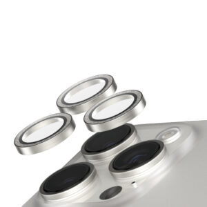 PanzerGlass SAFE. by ® Camera Lens Protector Glitter Silver iPhone 16 Pro | 16 Pro Max Doorzichtige schermbeschermer Apple 1 stu