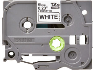 Brother TZe-211 labelprinter-tape Zwart op wit