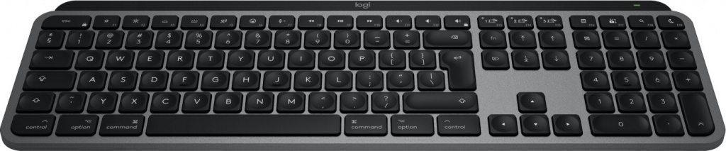 Logitech Master MX Keys S for Mac toetsenbord Kantoor RF-draadloos + Bluetooth QWERTY US International Aluminium, Zwart - Afbeelding 2