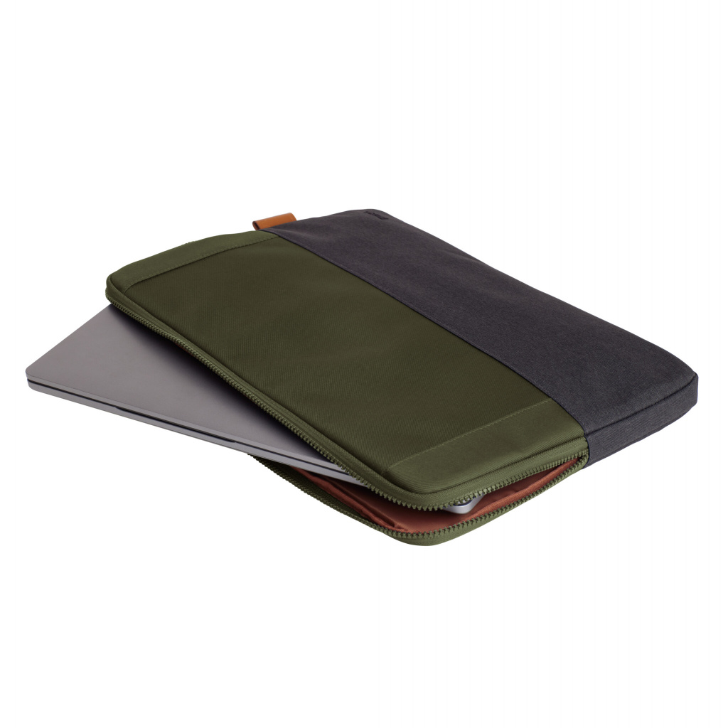 Trust Lisboa - Laptophoes - Sleeve - 16 inch - Gerecycled materiaal - Groen - Afbeelding 3