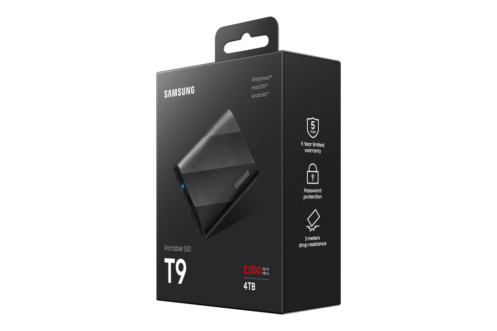 Samsung MU-PG4T0B 4 TB USB Type-C USB 3.2 Gen 2x2 Zwart - Afbeelding 11