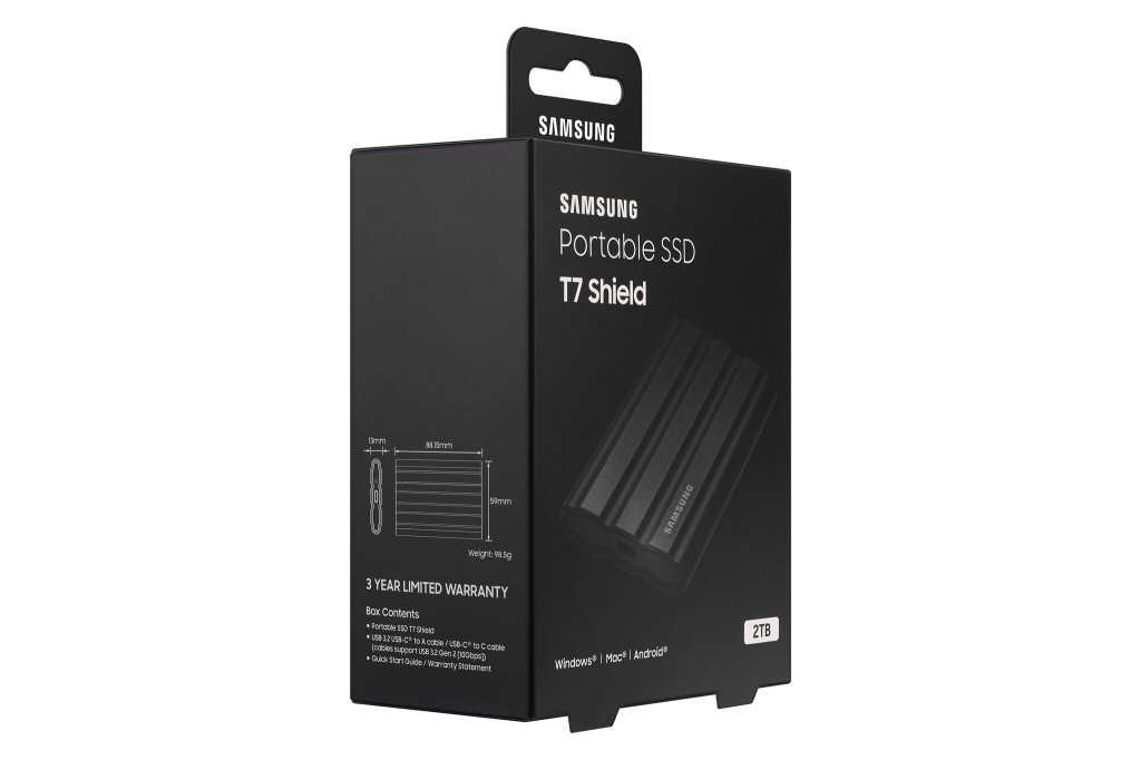 Samsung MU-PE2T0S 2 TB USB Type-C 3.2 Gen 2 (3.1 Gen 2) Zwart - Afbeelding 6