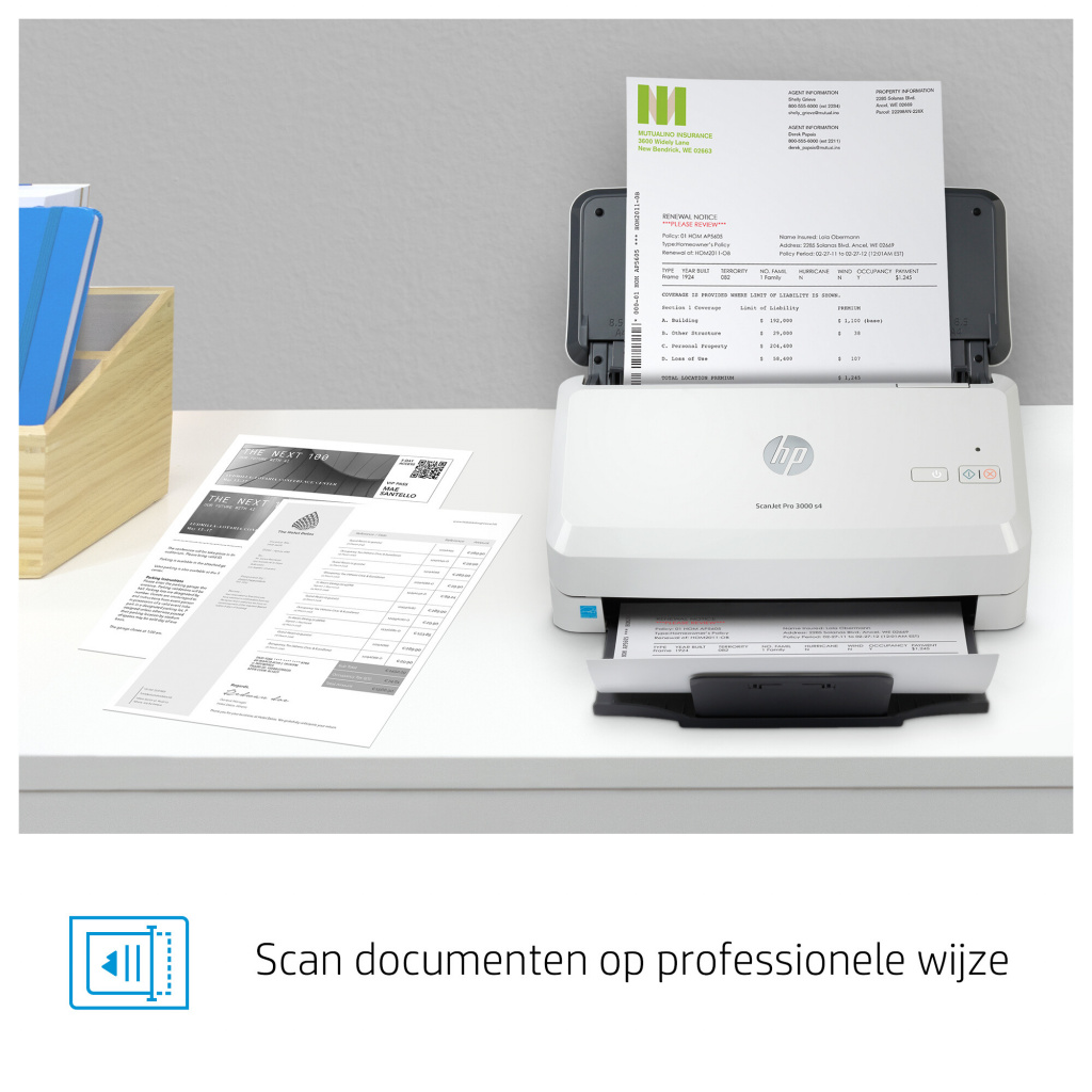 HP ScanJet Pro 3000 s4 Paginascanner 600 x 600 DPI A4 Zwart, Wit - Afbeelding 8
