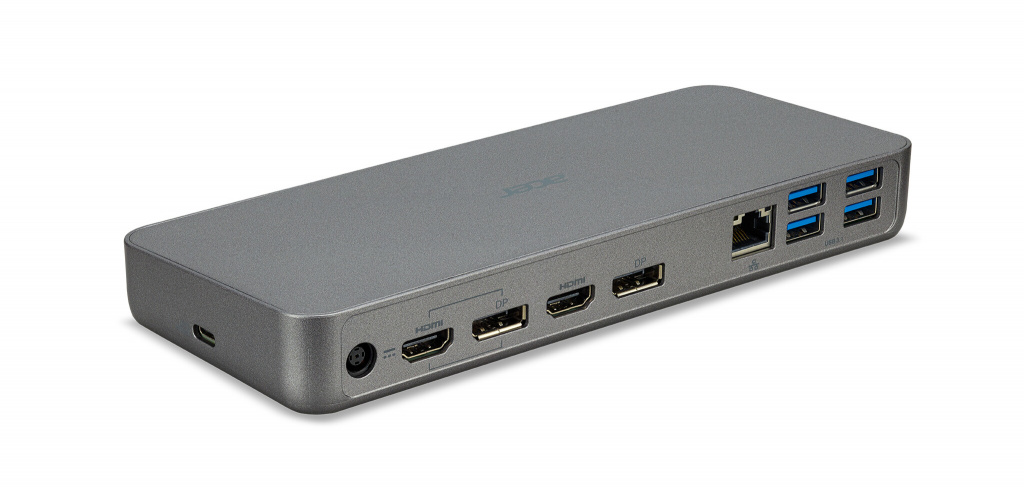 Acer USB Type-C Docking Station D501 USB 3.2 Gen 1 (3.1 Gen 1) Type-C Grijs - Afbeelding 5