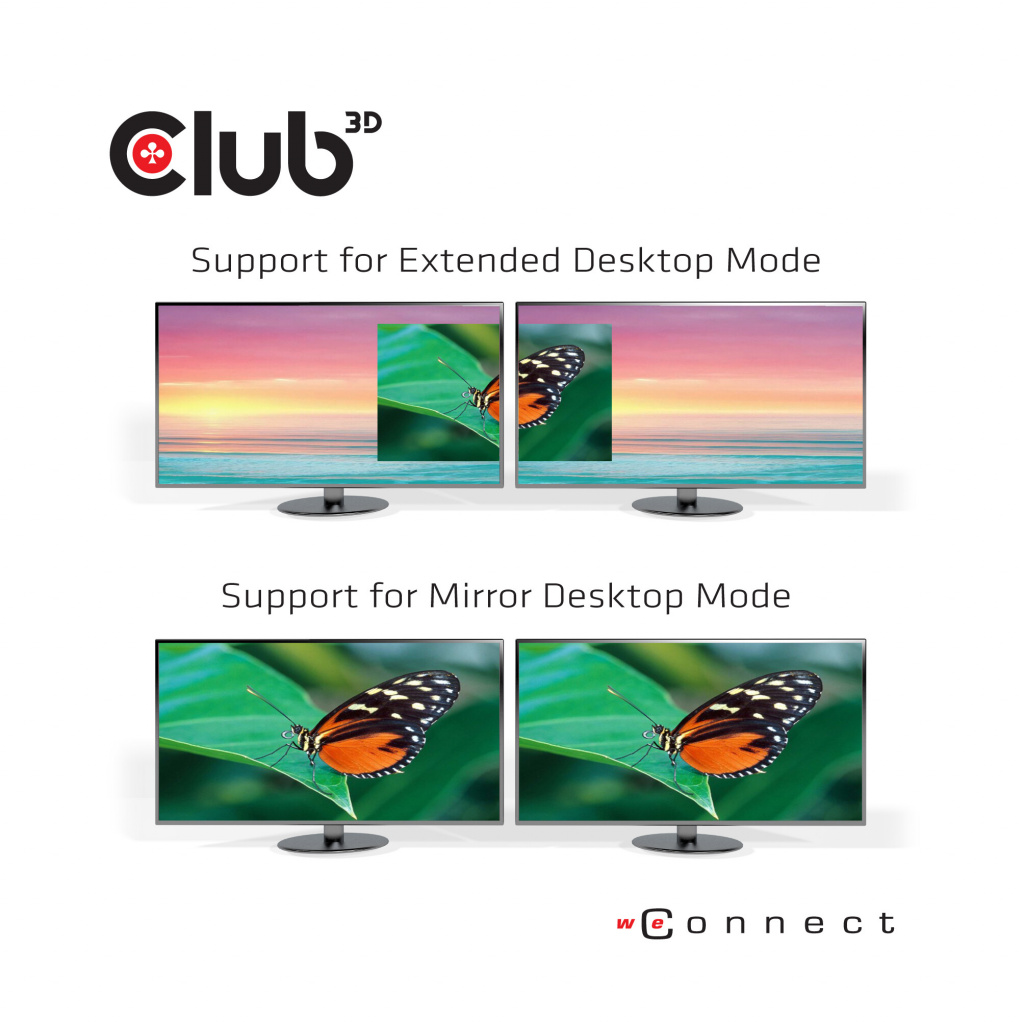 CLUB3D Type-C Universeel (2x 4K60Hz +1x 4K30Hz), oplaad Docking Station 60W DisplayLink® gecertificeerd en DP alt modus - kensin - Afbeelding 9