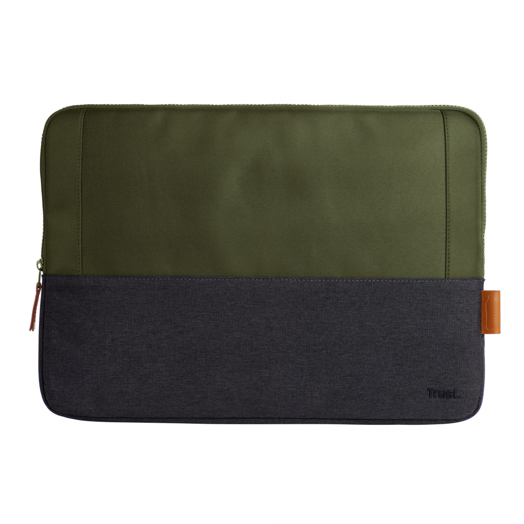 Trust Lisboa - Laptophoes - Sleeve - 16 inch - Gerecycled materiaal - Groen - Afbeelding 2