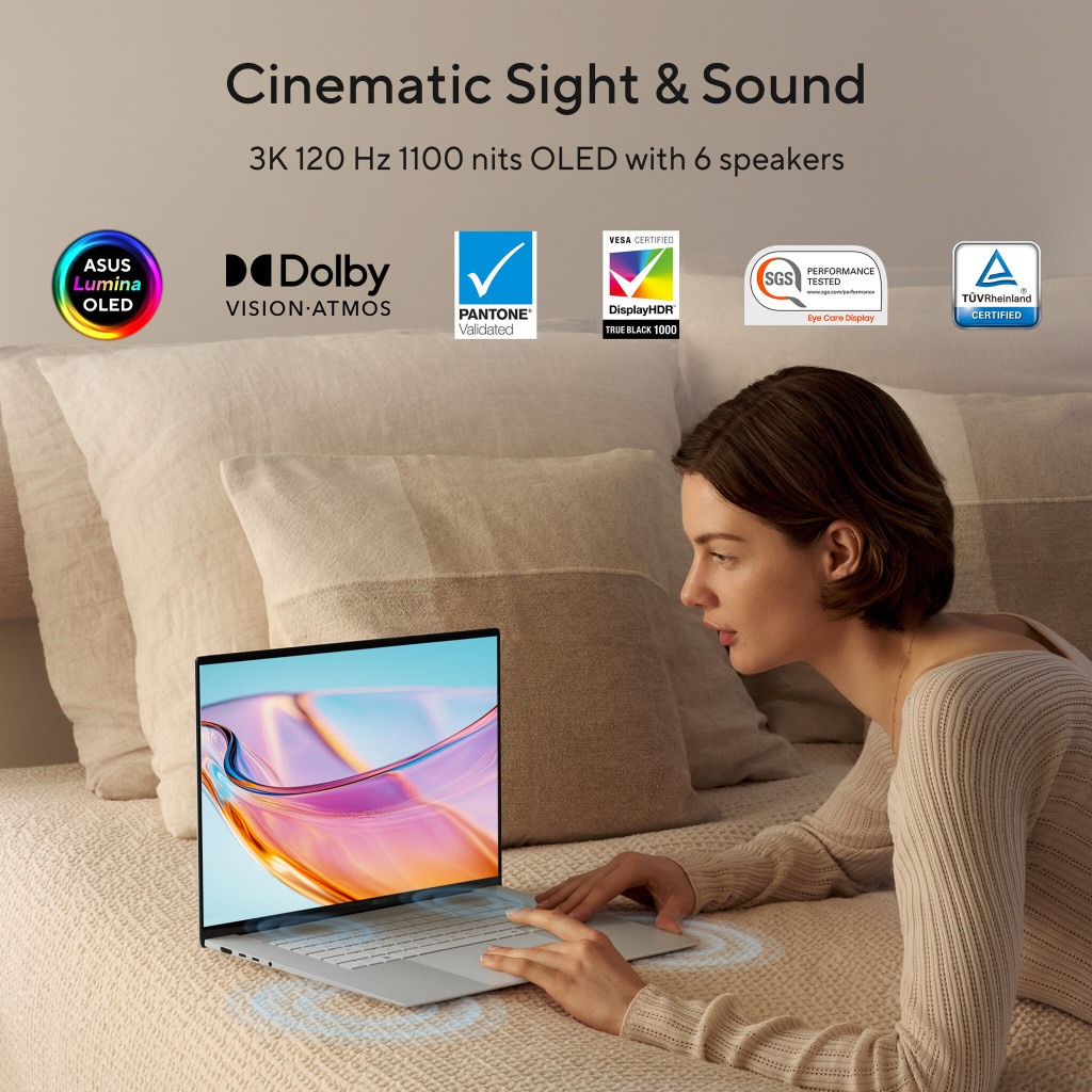 ASUS Zenbook S16 UM5606GA-SS180W Copilot+ PC AMD Ryzen AI 9 465 Laptop 40,6 cm (16") 3K 32 GB LPDDR5x-SDRAM 1 TB SSD Wi-Fi 7 (80 - Afbeelding 33