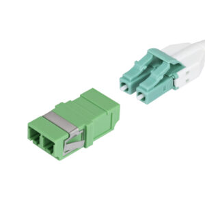 StarTech.com LC naar LC Coupler, 10 Stuks, OS2 Single Mode SC Footprint LC Glasvezel Koppelstuk zonder Flens, LC/APC Duplex Adap