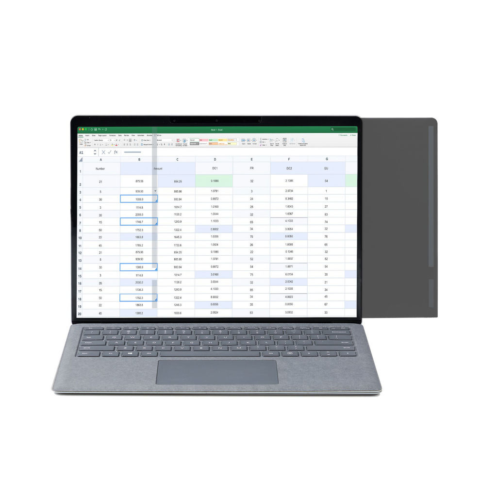 StarTech.com 13.5-inch Surface Laptop / Surface Book Privacy Filter, Anti-Glans Privacyscherm met 51% Blauw Licht Reductie, Mon - Afbeelding 4