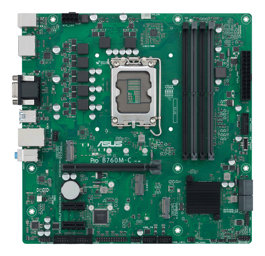 ASUS PRO B760M-C-CSM Intel B760 LGA 1700 micro ATX - Afbeelding 2