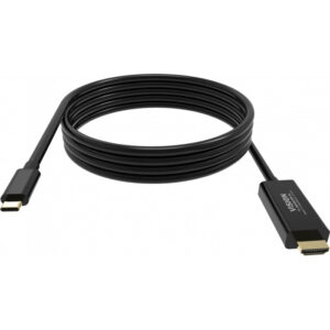 Vision TC 2MUSBCDP8K/BL DisplayPort kabel 2 m USB Type-C Zwart