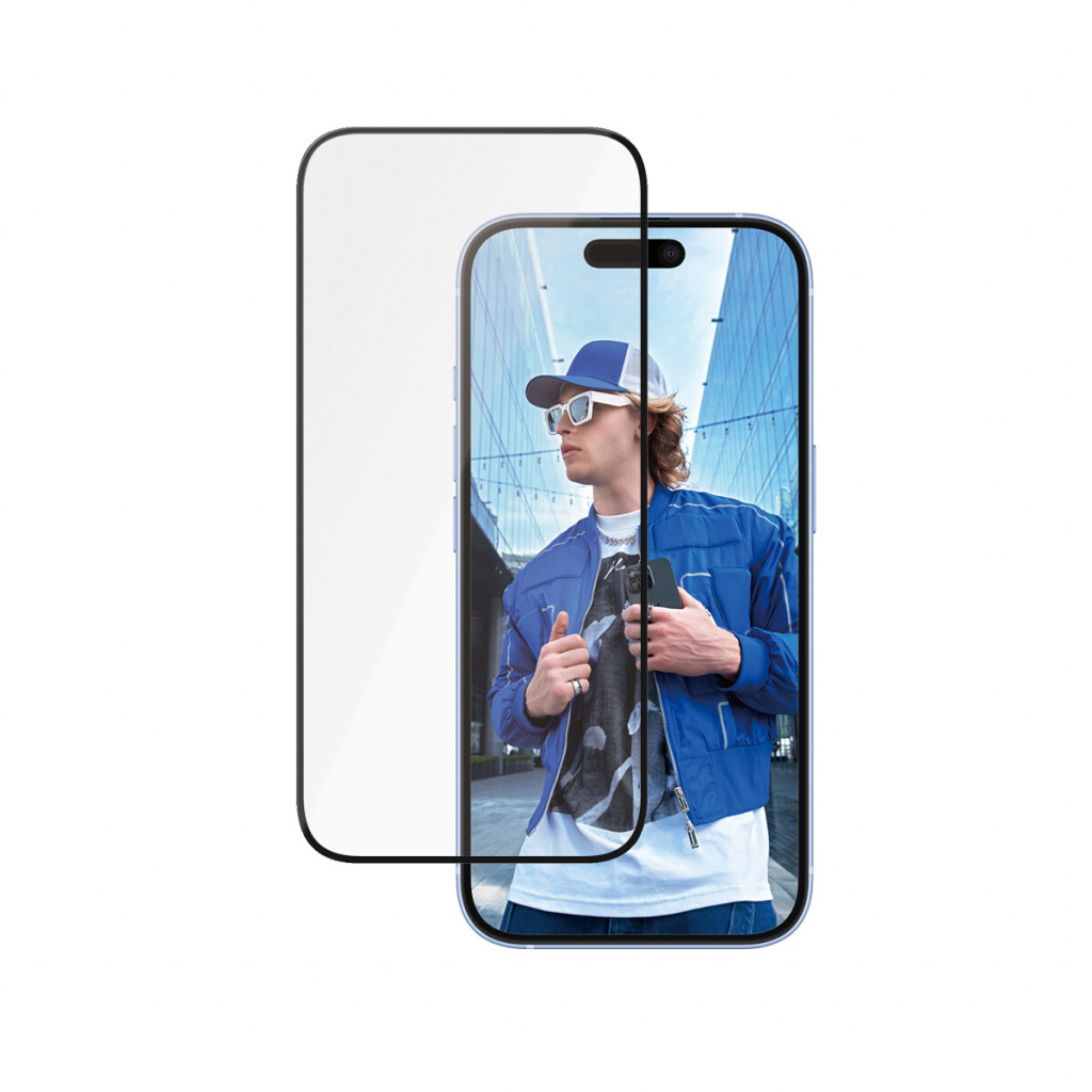 PanzerGlass ® Ceramic Screen Protector iPhone 16 | 15 | Ultra-Wide Fit w. EasyAligner Doorzichtige schermbeschermer Apple 1 stuk