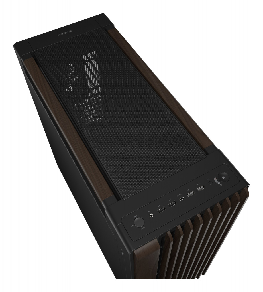 ASUS ProArt PA602 Wood Edition Modern Black - Metal Panel Midi Tower Zwart, Hout - Afbeelding 6