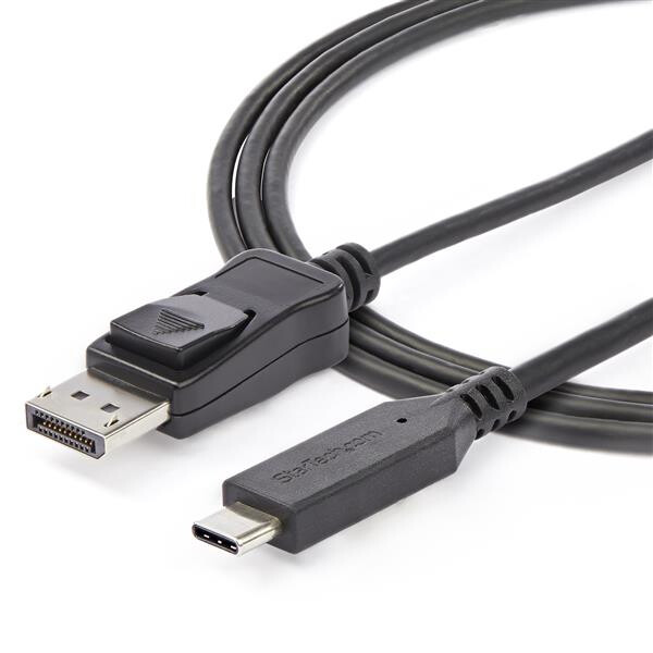StarTech.com CDP2DP146B video kabel adapter 1,8 m USB Type-C DisplayPort Zwart - Afbeelding 4