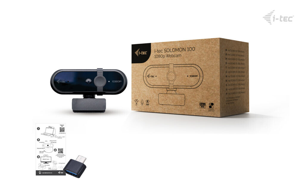 i-tec SOLOMON 100 1080p Webcam - Afbeelding 10