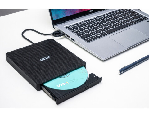 Acer Portable DVD Writer AXD001 optisch schijfstation DVD±RW Zwart - Afbeelding 3