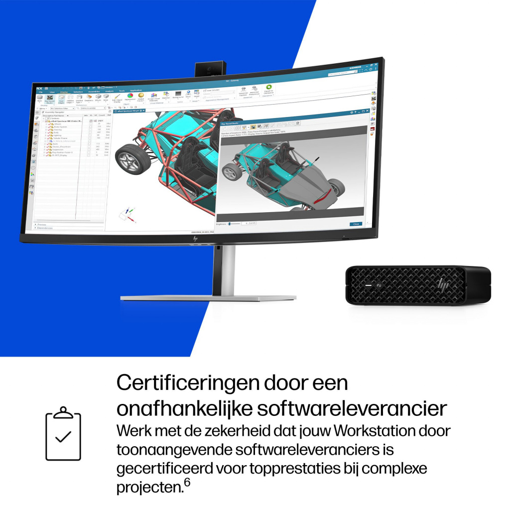 HP Z2 Mini G1i Wolf Pro Security Edition Intel Core Ultra 9 285K 48 GB DDR5-SDRAM 1 TB SSD NVIDIA RTX 2000 Ada Windows 11 Pro Mi - Afbeelding 11