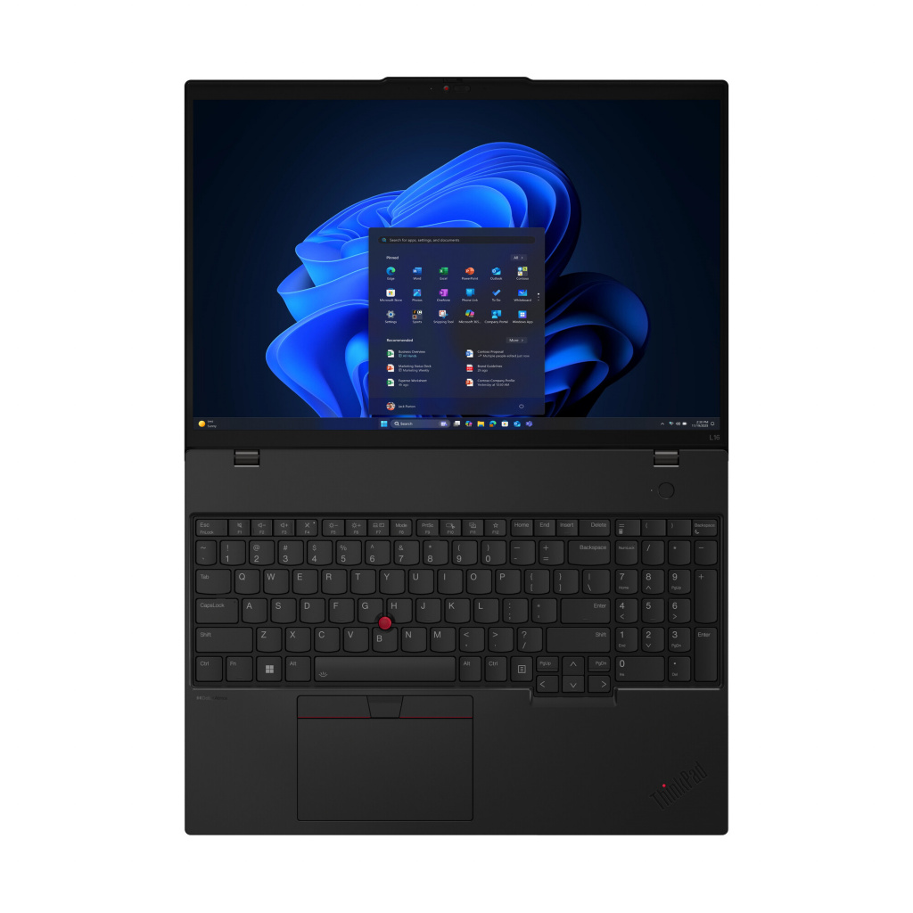 Lenovo ThinkPad L16 Gen 2 (Intel) Intel Core Ultra 7 255U Laptop 40,6 cm (16") WUXGA 32 GB DDR5-SDRAM 1 TB SSD Wi-Fi 6E (802.11a - Afbeelding 16