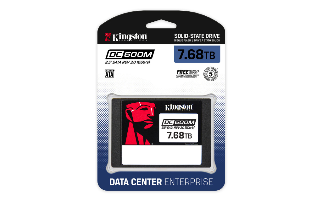 Kingston Technology 7680G DC600M (gemengd gebruik) 2,5 inch Enterprise SATA SSD - Afbeelding 3