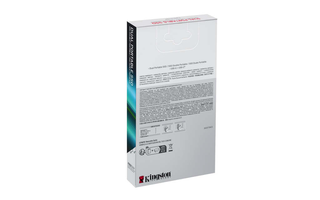 Kingston Technology 1TB Draagbare SSD met Dual USB-A/C, tot 1050MB/s USB 3.2 Gen 2 - Afbeelding 6