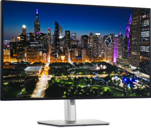 DELL UltraSharp U3225QE computer monitor 80 cm (31.5") 3840 x 2160 Pixels 4K Ultra HD LCD Zwart, Zilver