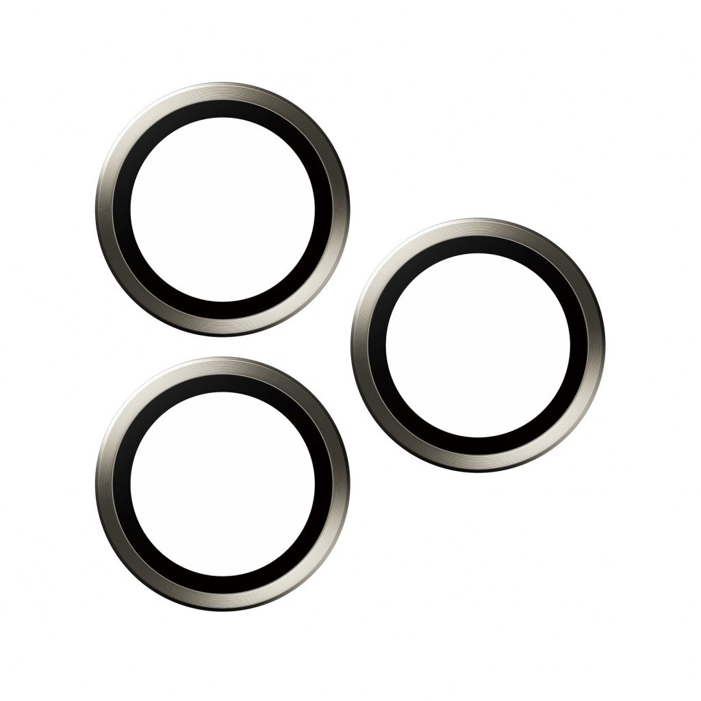 PanzerGlass ® Hoops® Titanium Camera Lens Protector Natural iPhone 15 Pro | 15 Pro Max Doorzichtige schermbeschermer Apple 1 stu - Afbeelding 2