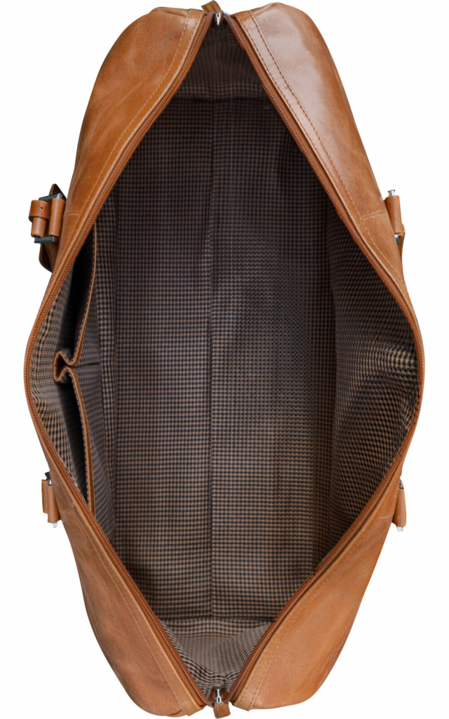 dbramante1928 Kastrup Leer Bruin Unisex Handtas - Afbeelding 2