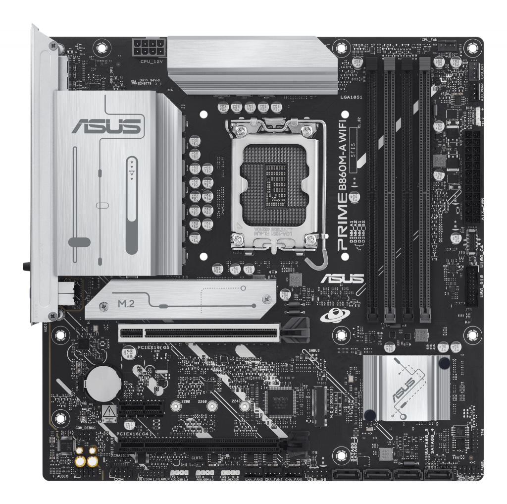 ASUS PRIME B860M-A WIFI Intel B860 LGA 1851 (Socket V1) micro ATX - Afbeelding 2