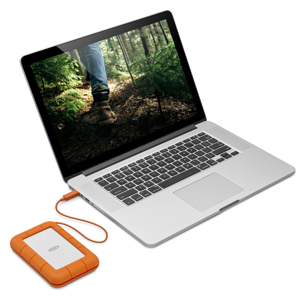 LaCie Rugged USB-C externe harde schijf 5 TB USB Type-C 3.2 Gen 1 (3.1 Gen 1) Grijs, Geel - Afbeelding 8