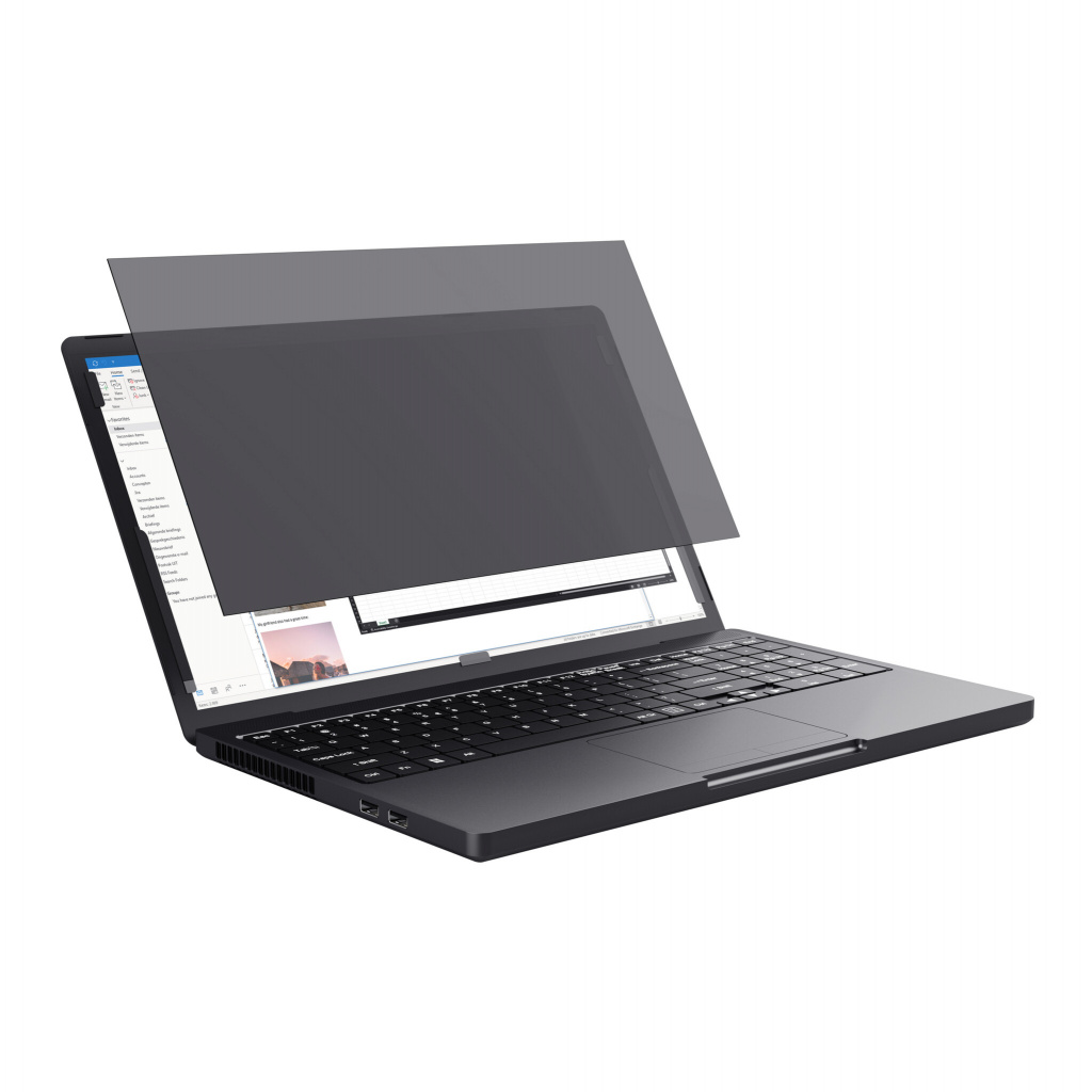 Trust Primo Privacy Filter 14 inch - Privacyfilter voor laptop – 60° kijkhoek – Anti-reflectie – Zwart - Afbeelding 2