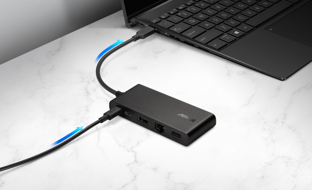 ASUS Dual 4K USB-C Dock DC201 Bedraad USB 3.2 Gen 2 (3.1 Gen 2) Type-C Zwart - Afbeelding 8