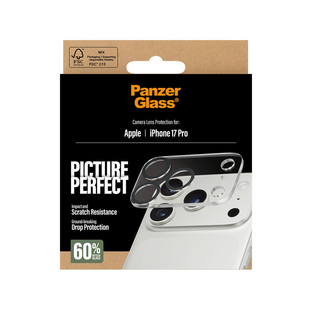 PanzerGlass ® PicturePerfect Camera Lens Protector iPhone 17 Pro Doorzichtige schermbeschermer Apple 1 stuk(s) - Afbeelding 3