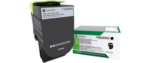 Lexmark 71B20K0 tonercartridge 1 stuk(s) Origineel Zwart