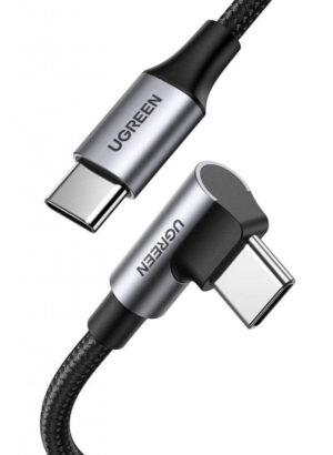 Ugreen 70643 USB-kabel USB 2.0 1 m USB C Zwart, Grijs