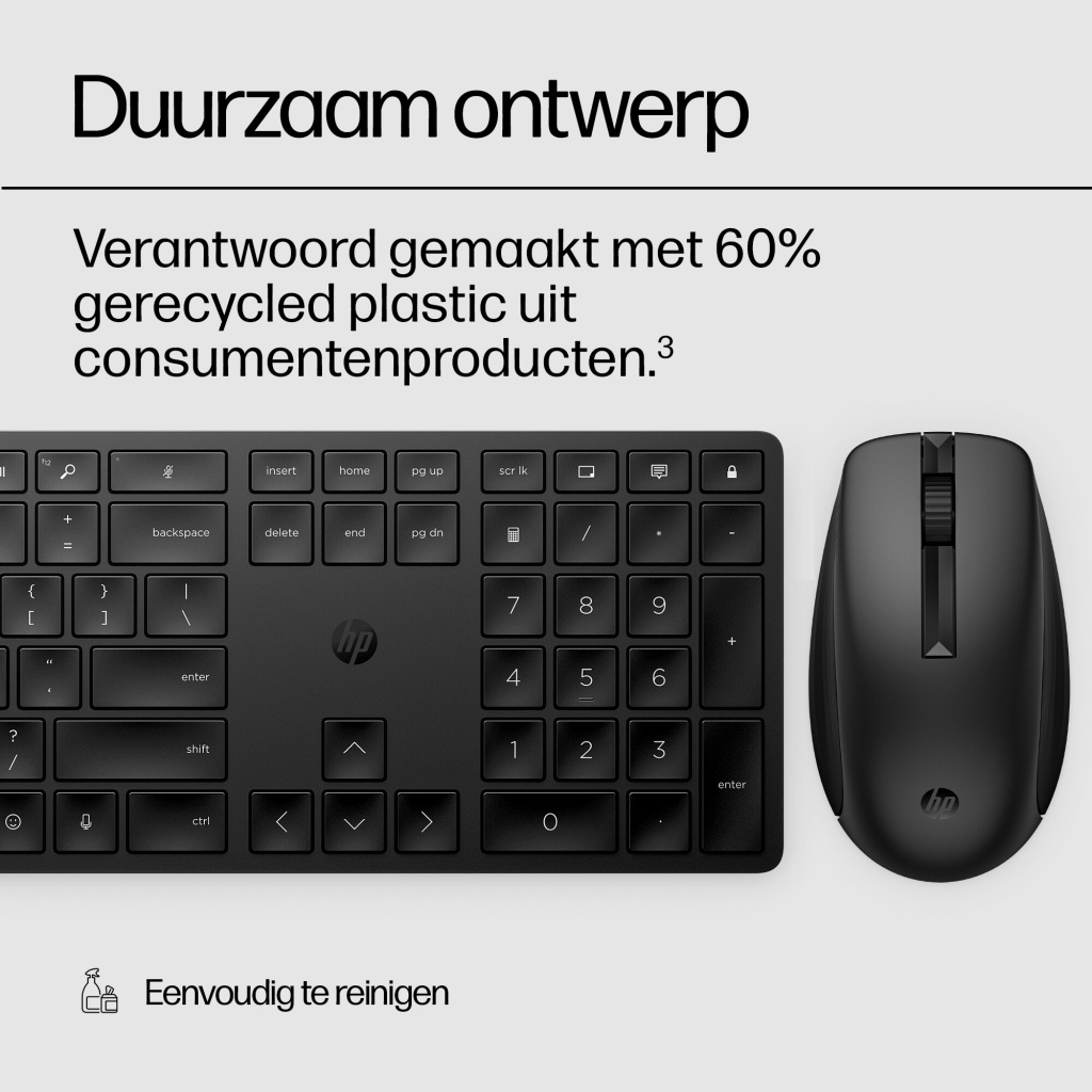 HP 650 draadloze toetsenbord- en muiscombinatie - Afbeelding 8