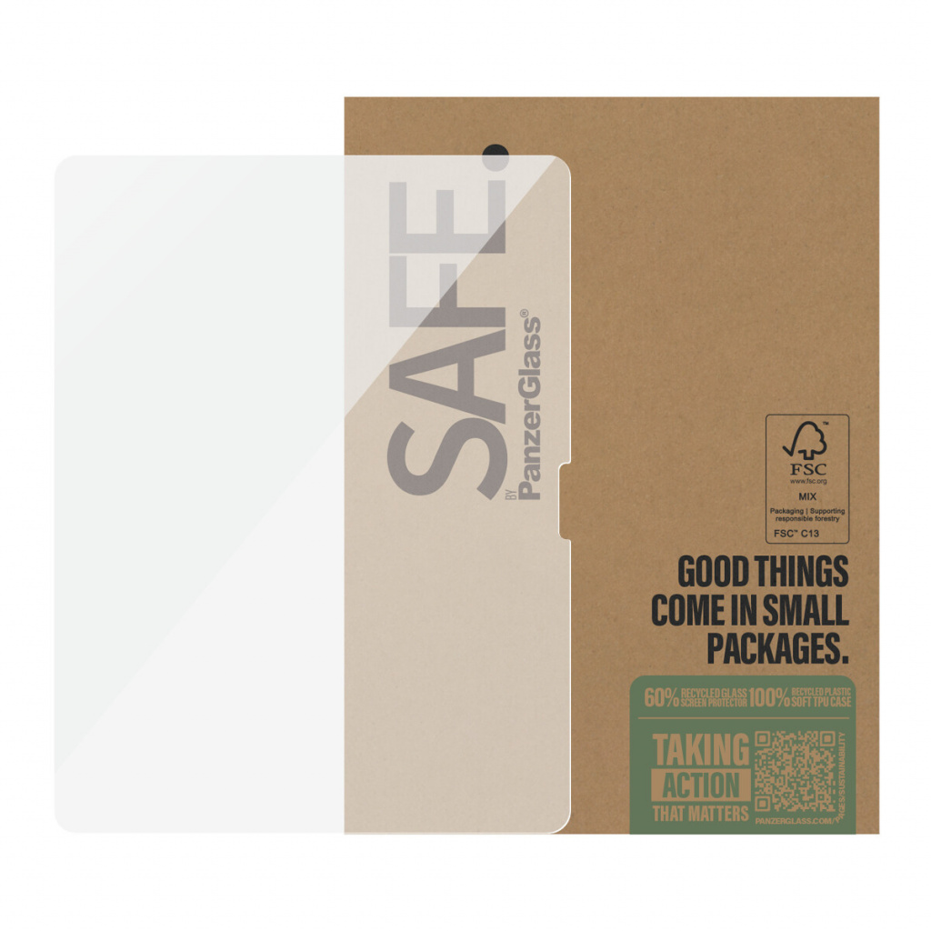 PanzerGlass SAFE. by ® Screen Protector iPad Air 13'' (2024-2026) | iPad Pro 13'' (2024-2025) | Ultra-Wide Fit | Bulk Doorzichti - Afbeelding 3