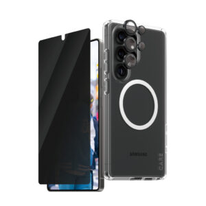 PanzerGlass ® | CARE by ® Flagship 3-in-1 Privacy Bundle Samsung Galaxy S25 Ultra Doorzichtige schermbeschermer 1 stuk(s)