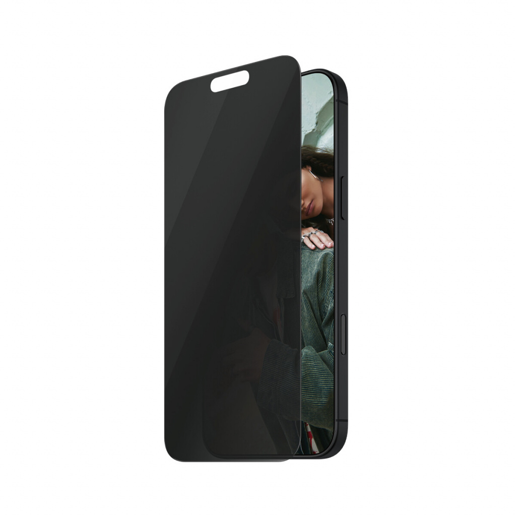 PanzerGlass SAFE. by ® 2-Way Privacy Screen Protector iPhone 16 Pro | Ultra-Wide Fit Doorzichtige schermbeschermer Apple 1 stuk(