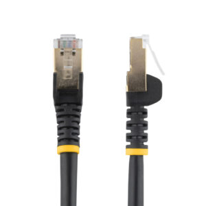 StarTech.com 0,5m zwart Cat6a Ethernet netwerkkabel shielded (STP) Cat6a patchkabel Cat 6a