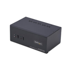 StarTech.com 2-Port Dual-Monitor DisplayPort en HDMI KVM Switch, 4K 60Hz, 1x HDMI & 1x DP Monitor, 2-Port USB Hub, 5Gbps, 2x USB
