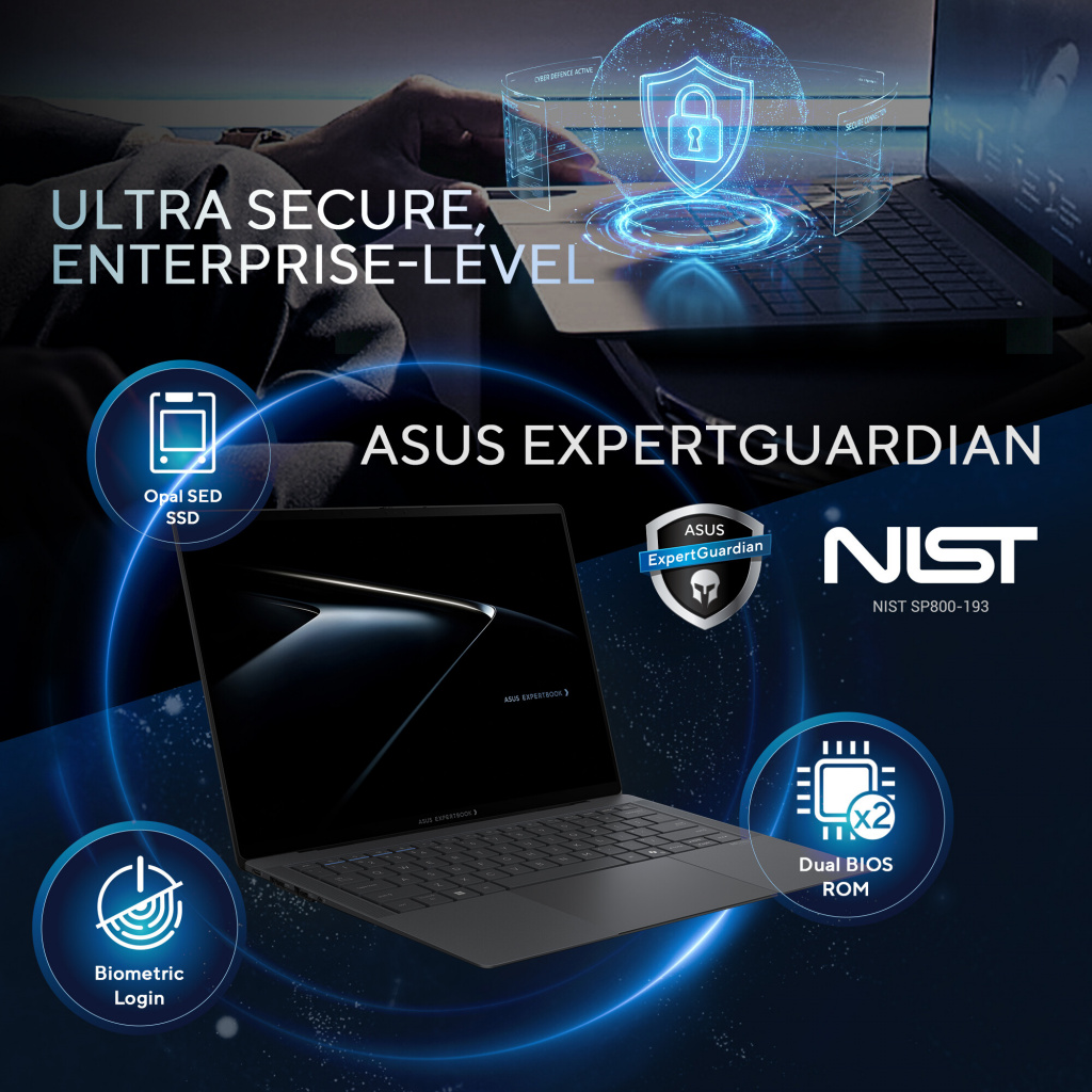 ASUS ExpertBook Ultra B9406CAA-TH0579X Copilot+ PC Intel Core Ultra 7 356H Laptop 35,6 cm (14") WQXGA+ 32 GB LPDDR5x-SDRAM 1 TB - Afbeelding 24