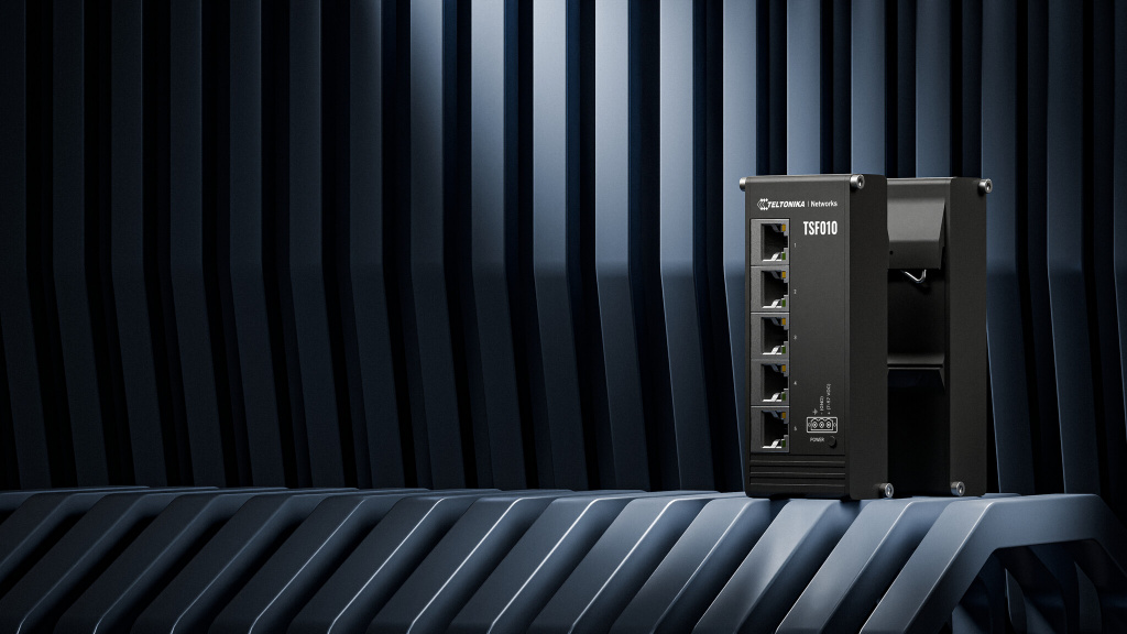Teltonika NETWORKS TSF010 Flat Ethernet Switch Unmanaged Fast Ethernet (10/100) DIN rail Zwart - Afbeelding 9