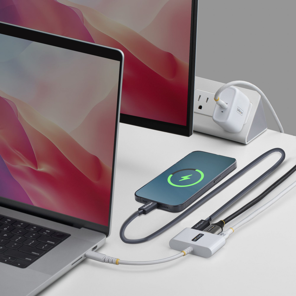 StarTech.com USB-C naar HDMI Multiport Adapter met 140W PD Charging, 4K 60Hz HDMI, USB 5Gbps Hub, Mini Dock voor MacBook / Dell - Afbeelding 6